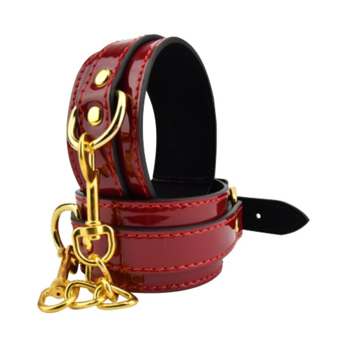 Käsiraudat Bound to Please Red Ankle Cuffs tyylikkäillä yksityiskohdilla Käsiraudat Bound to Please Red Ankle Cuffs tyylikkäillä yksityiskohdilla