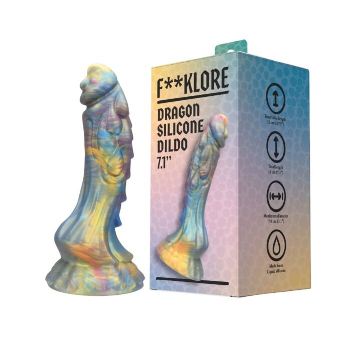 Dildo F**kLore Dragon | Marmoroitu muotoilu Dildo F**kLore Dragon | Marmoroitu muotoilu