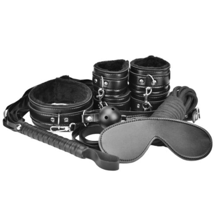 Sidontatuotteet Loving Joy Beginner's Bondage Kit 8-osaa Negro Sidontatuotteet Loving Joy Beginner's Bondage Kit 8-osaa Negro