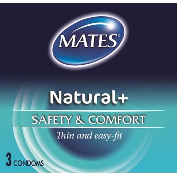 Mates Natural Condoms 3 Pack Mates Natural Condoms 3 Pack