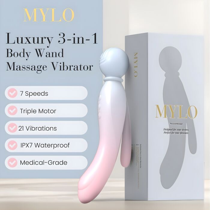 MYLO 3-in-1 Body Wand Massager Air MYLO 3-in-1 Body Wand Massager Air