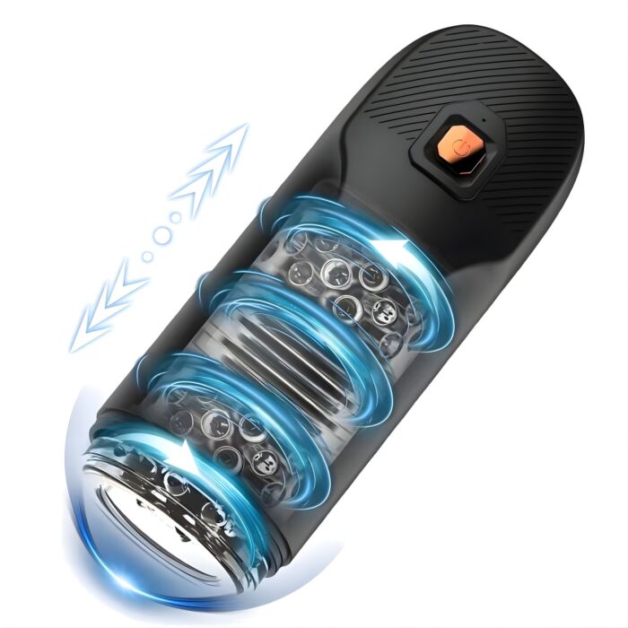 Masturbator REV Rotating and Thrusting 20 cm Masturbator REV Rotating and Thrusting 20 cm