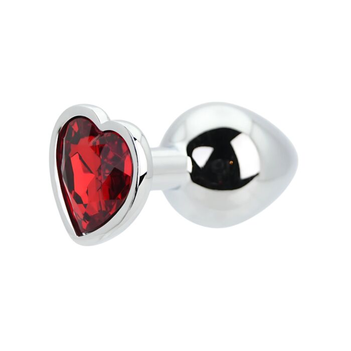Buttplug Toosh Heart Shaped Silver Medium Buttplug Toosh Heart Shaped Silver Medium
