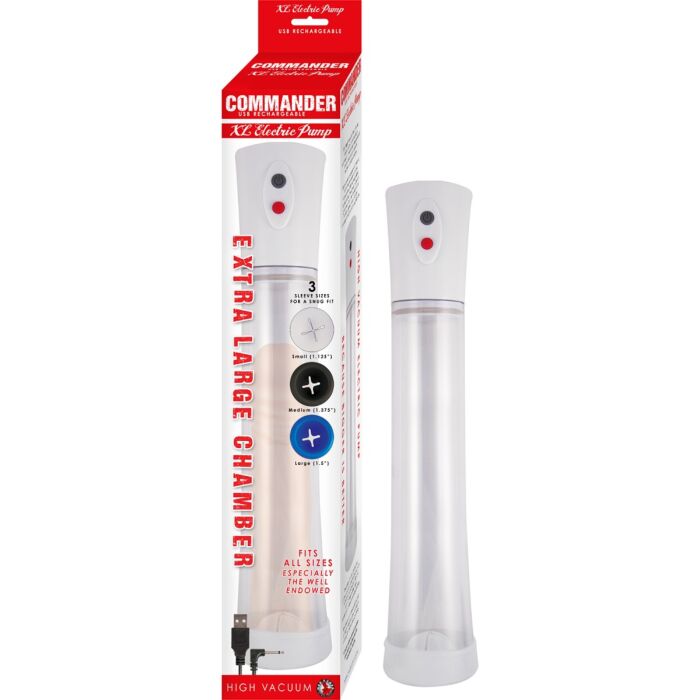 Nasstoys Commander XL USB-ladattava penis-pumppu Nasstoys Commander XL USB-ladattava penis-pumppu