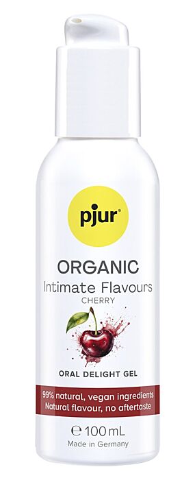 Pjur ORGANIC Intimate Flavours Cherry - maustettu intiimigeeli