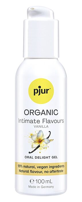 Maustettu intiimigeeli Pjur ORGANIC Intimate Flavours Vanilla