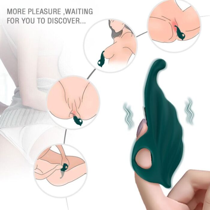 ARMONY - FINGER STIMULATOR & VIBRATOR GREEN ARMONY - FINGER STIMULATOR & VIBRATOR GREEN