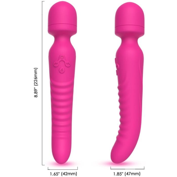 ARMONY - MISSION MASSAGER & VIBRATOR HEAT EFFECT FUCHSIA ARMONY - MISSION MASSAGER & VIBRATOR HEAT EFFECT FUCHSIA