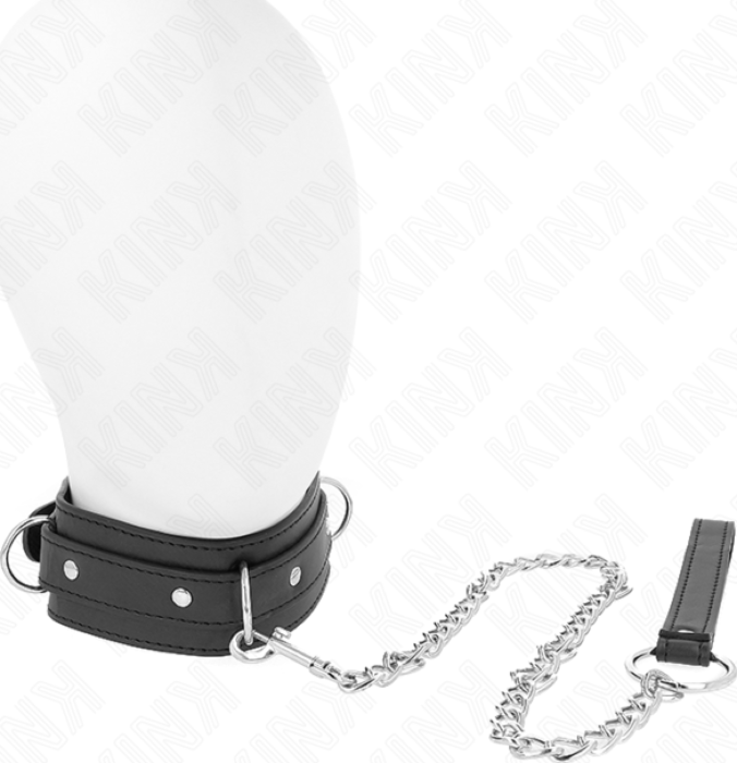 Collar KINK 65cm Con Correa Ajustable - BDSM Elegante