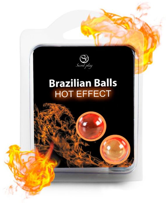 Liukuvoide SECRETPLAY Brazilian Balls lämpövaikutus