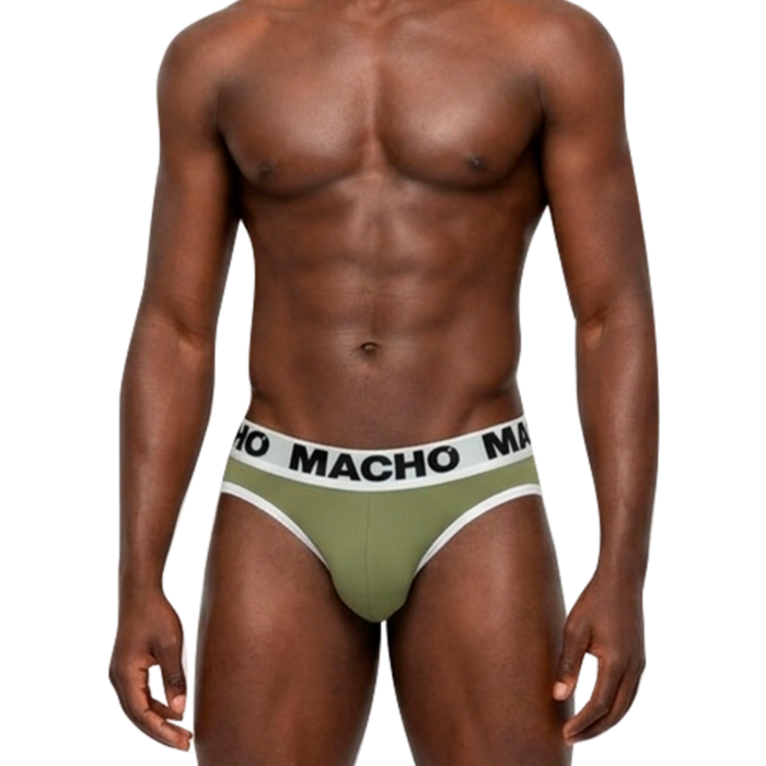 MACHO - MCH013 MILITARY GREEN SLIP XL MACHO - MCH013 MILITARY GREEN SLIP XL