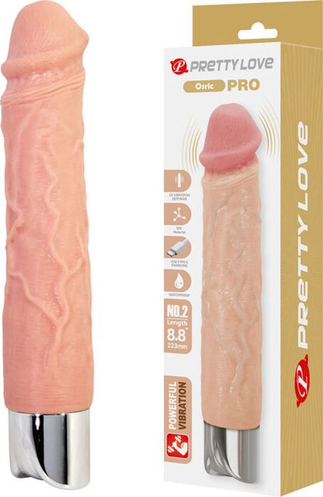 PRETTY LOVE - OSRIC PRO VIBRADOR REALÍSTICO FLEXIBLE