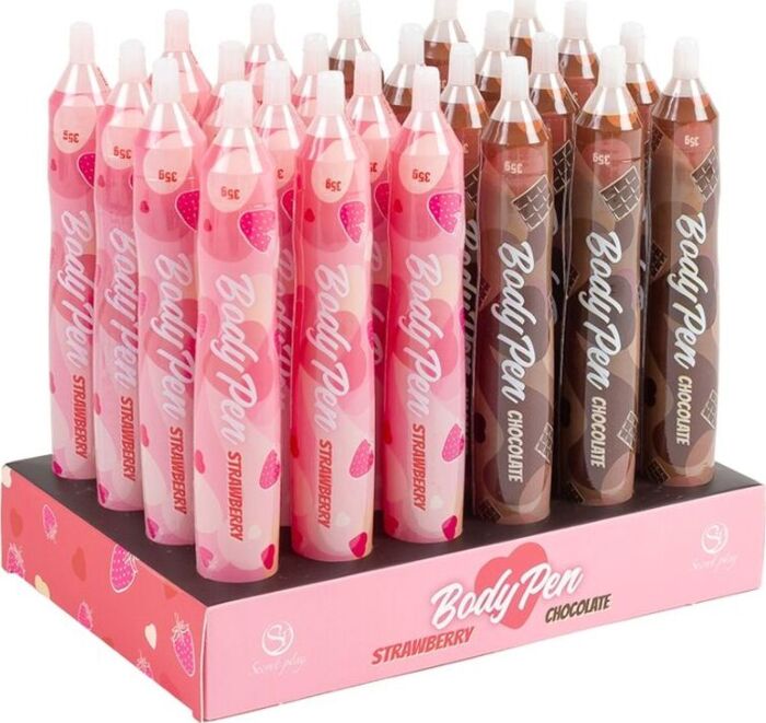 Syötävät ihomaalauskynät SECRETPLAY COSMETIC, 24 kappaletta