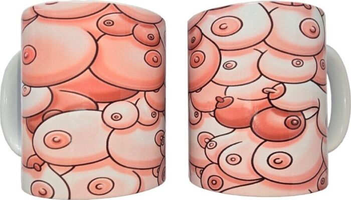 Taza Diablo Picante Color Tetas Divertida