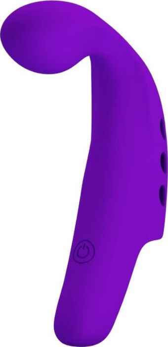 Vibrador Dedo Pretty Love Gorgon Morado Recargable