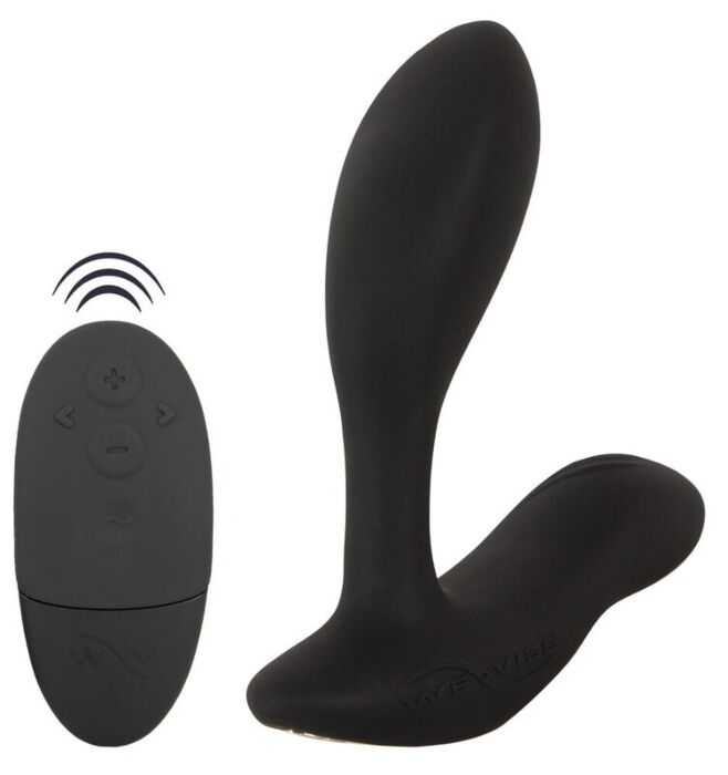 WE-VIBE VECTOR+ musta eturauhasvibraattori kaukosäätimellä
