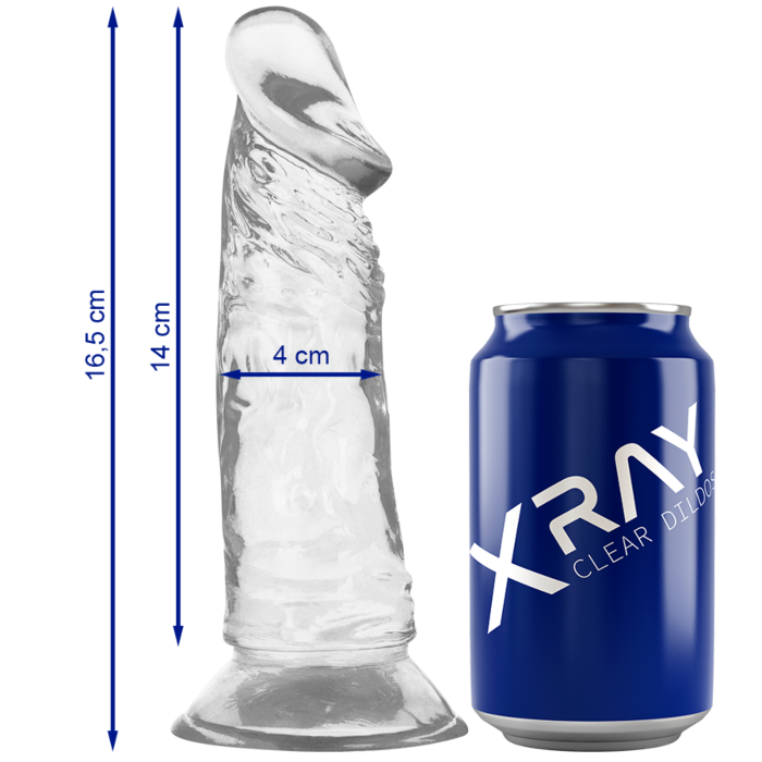 XRAY CLEAR COCK 16.5 CM X 4 CM XRAY CLEAR COCK 16.5 CM X 4 CM